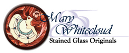 Mary Whitecloud Stained Glass Originals Logo